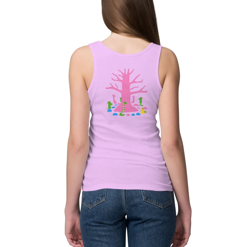 TShirt Printing: Explore the Magical Forest with Whispers|pink fantasy football shirt