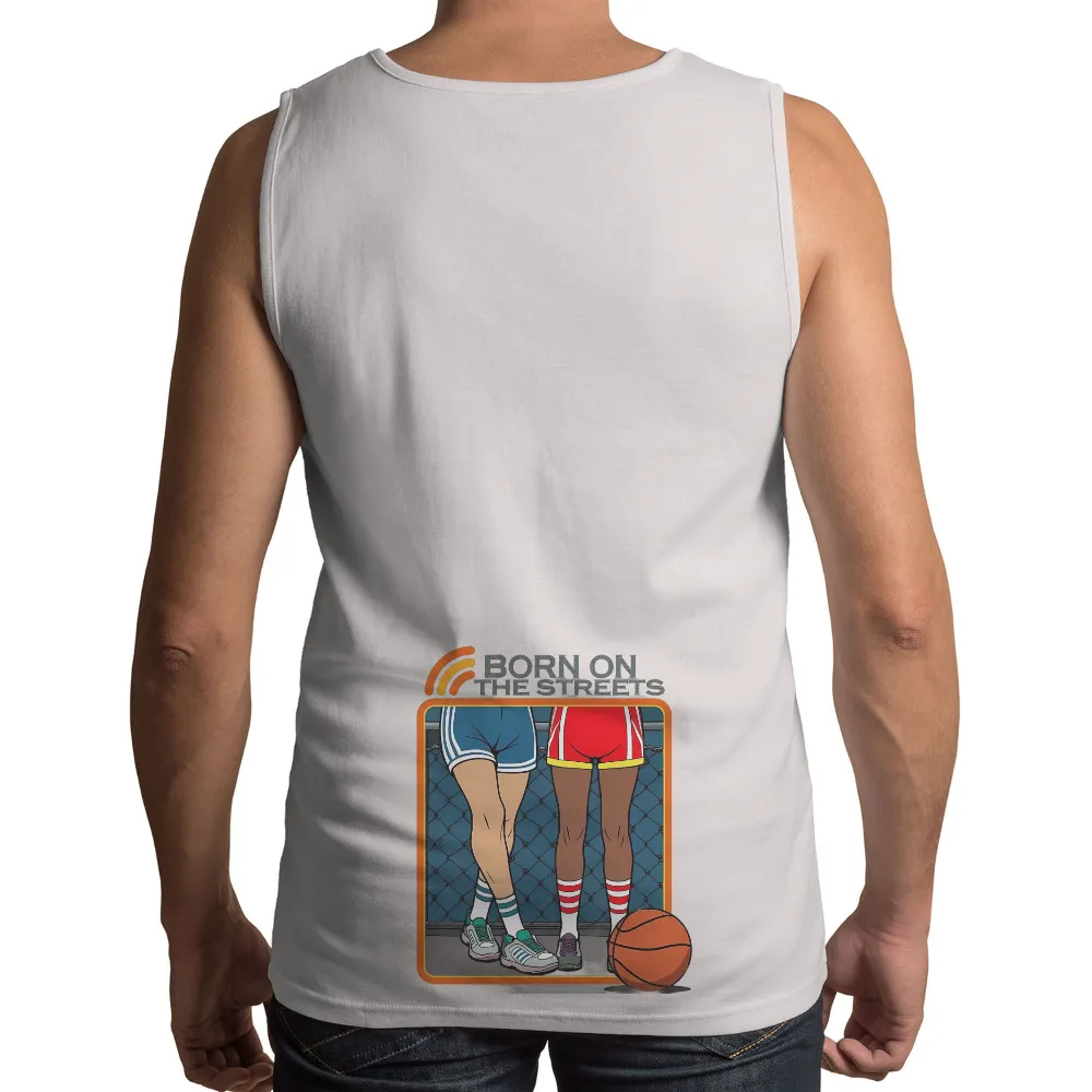 Street Basketball T-Shirts Design | Born on the Streets| athletic shoes