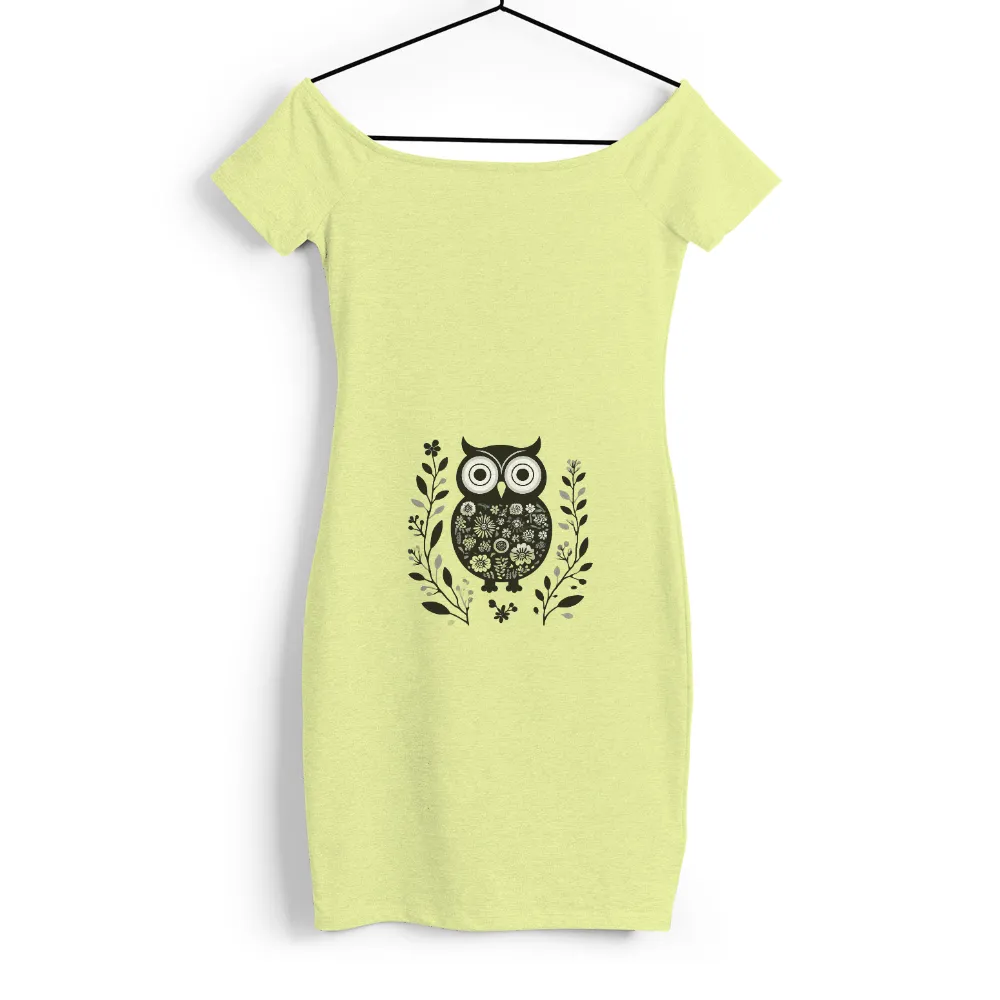 Custom Tee Shirts: Nature's Wisdom - Owl Design|pothead shirt plants