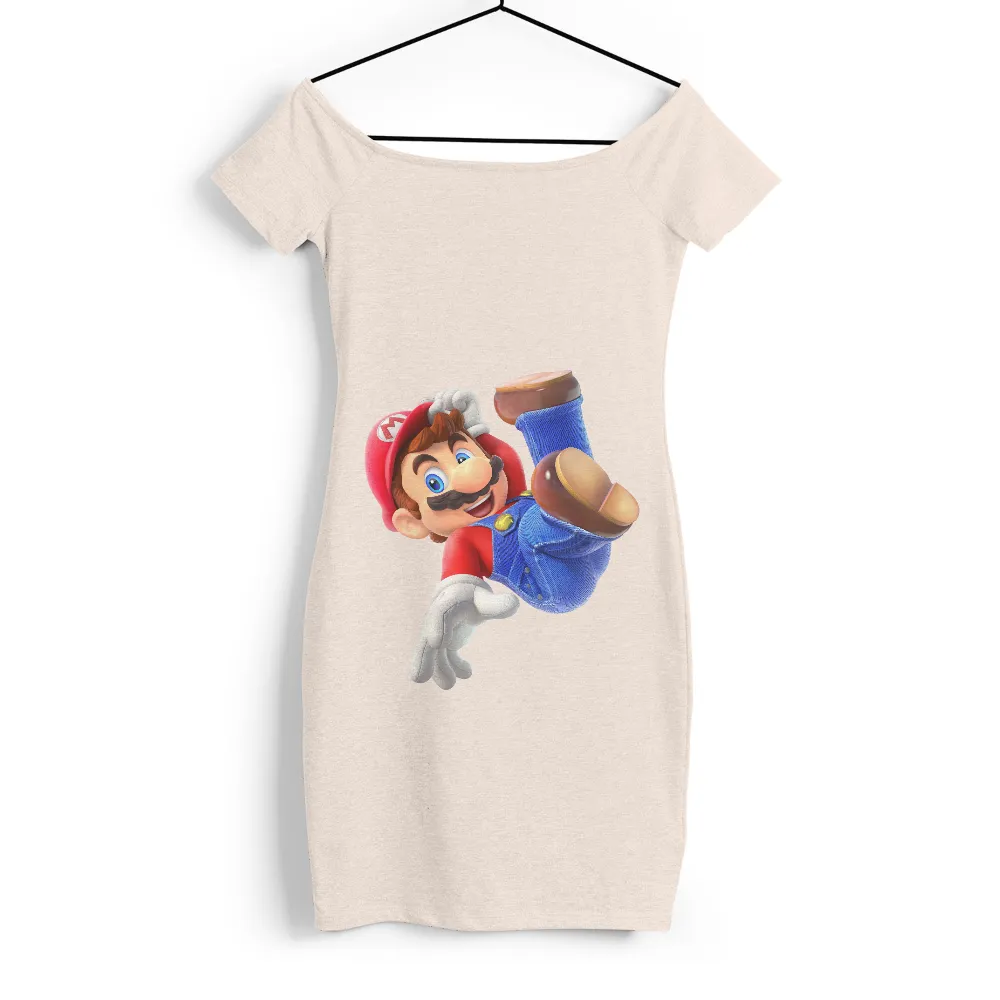 TShirt Printing: Dynamic Adventure with Iconic Video Game Character|cartoon character long sleeve shirts