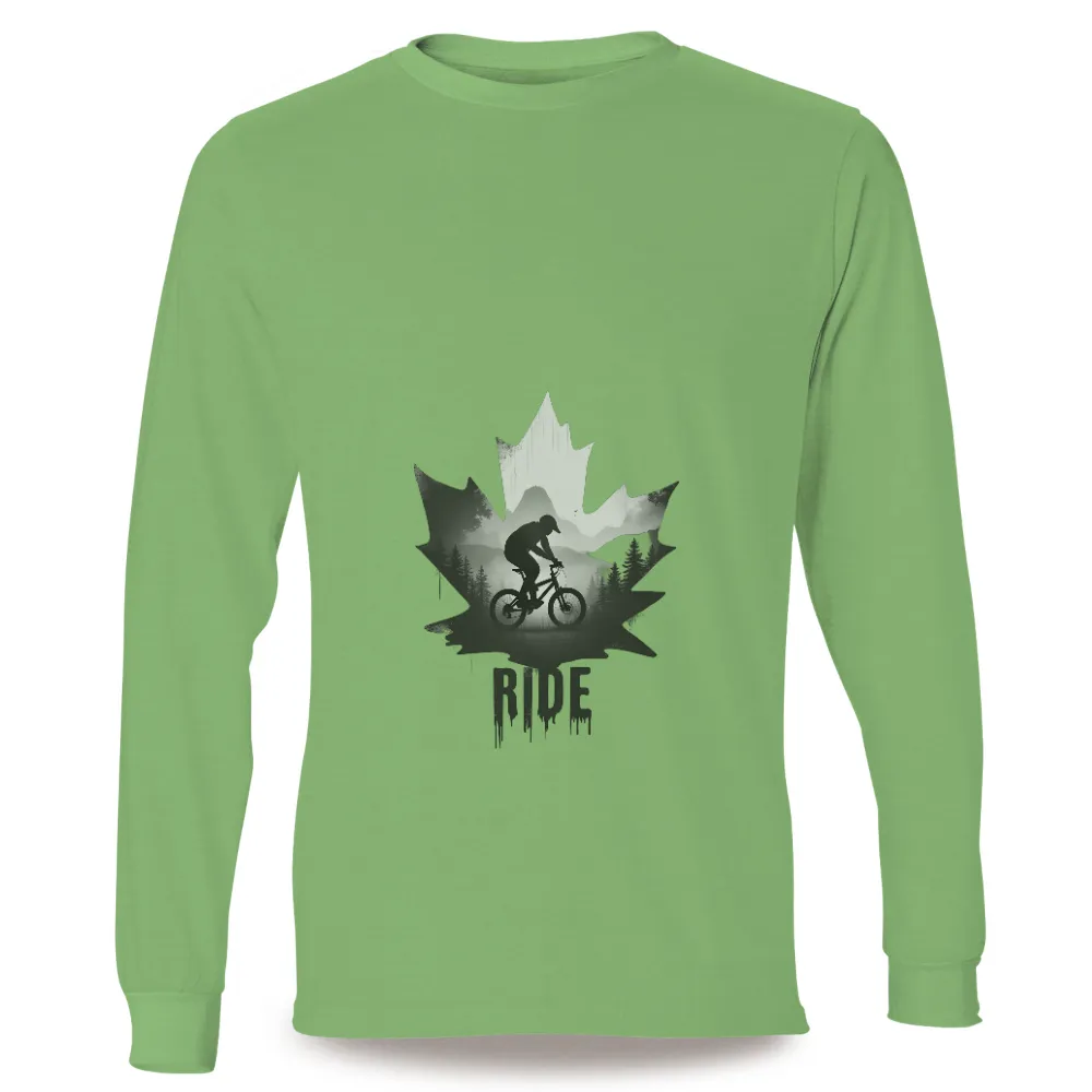 TShirt Design: Ride Through Nature's Beauty| outdoor adventure