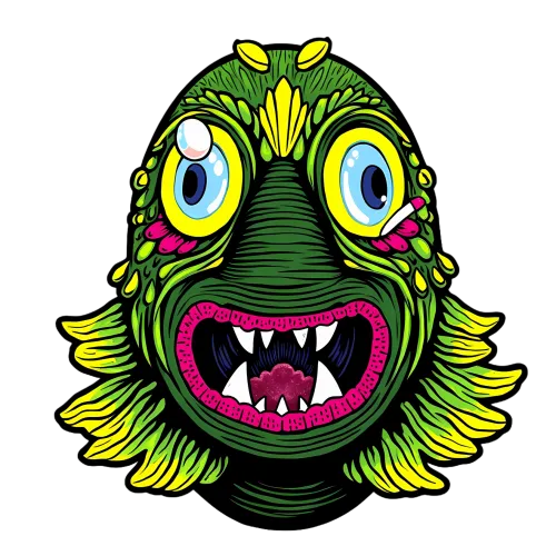 Customized Tee Shirts: Zorblatt - A Friendly Monster of Imagination and Joy