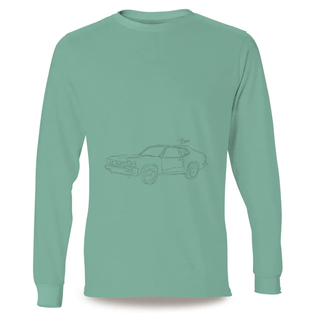 Muscle Car T-Shirt Printing | Vintage & Retro Classic Car Tees|Classic muscle car illustration