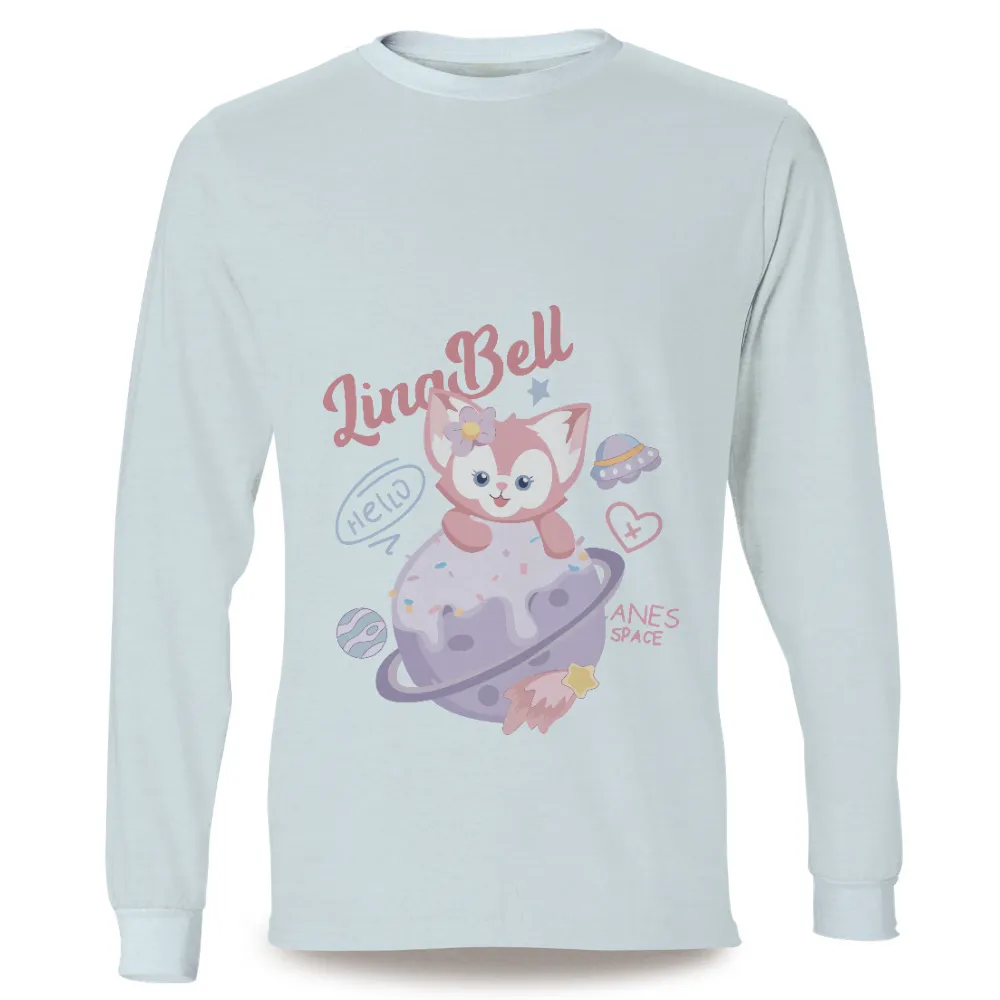 Tee Shirt Printing: Lina Bell's Cosmic Ice Cream Adventure|cute summer shirts for juniors