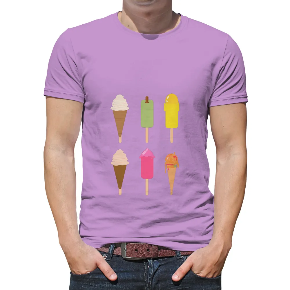 Custom T-Shirt Printing: Whimsical Ice Cream and Popsicle Designs|june's tees & things custom printing