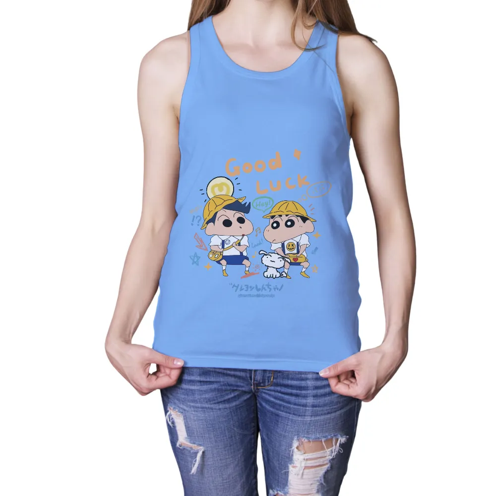 Custom T-Shirt Printing: Adventure and Friendship with Good Luck|happy fathers day dog shirt