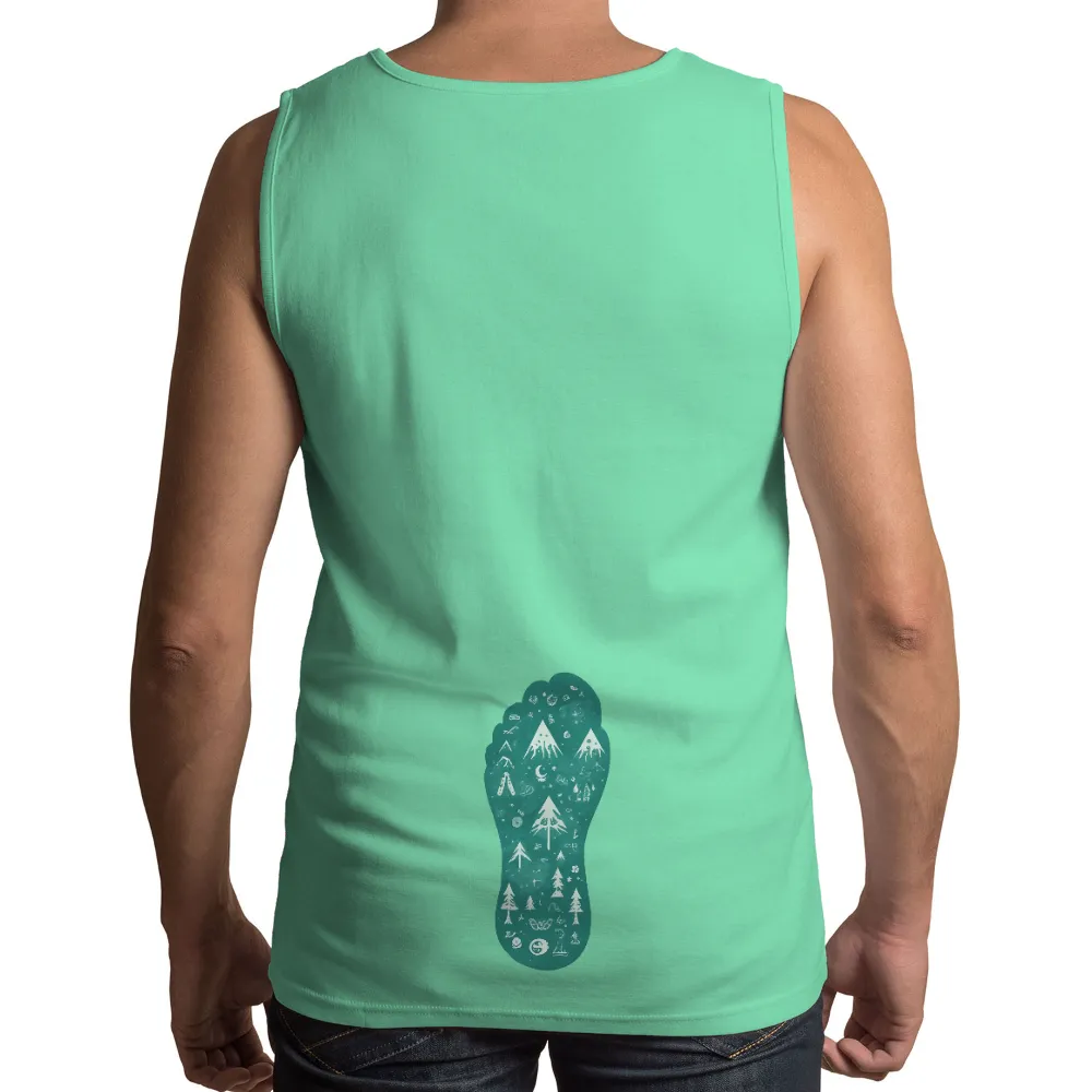 T-Shirts Custom: Nature's Footprint - Artistic Designs|t shirt painting on nature