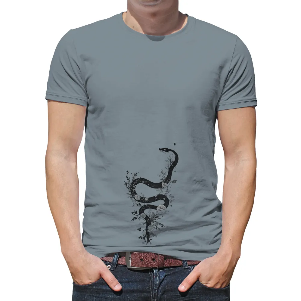 Custom Tee Shirts: Serpentis - A Symbol of Transformation and Rebirth|guns n roses bleached shirt