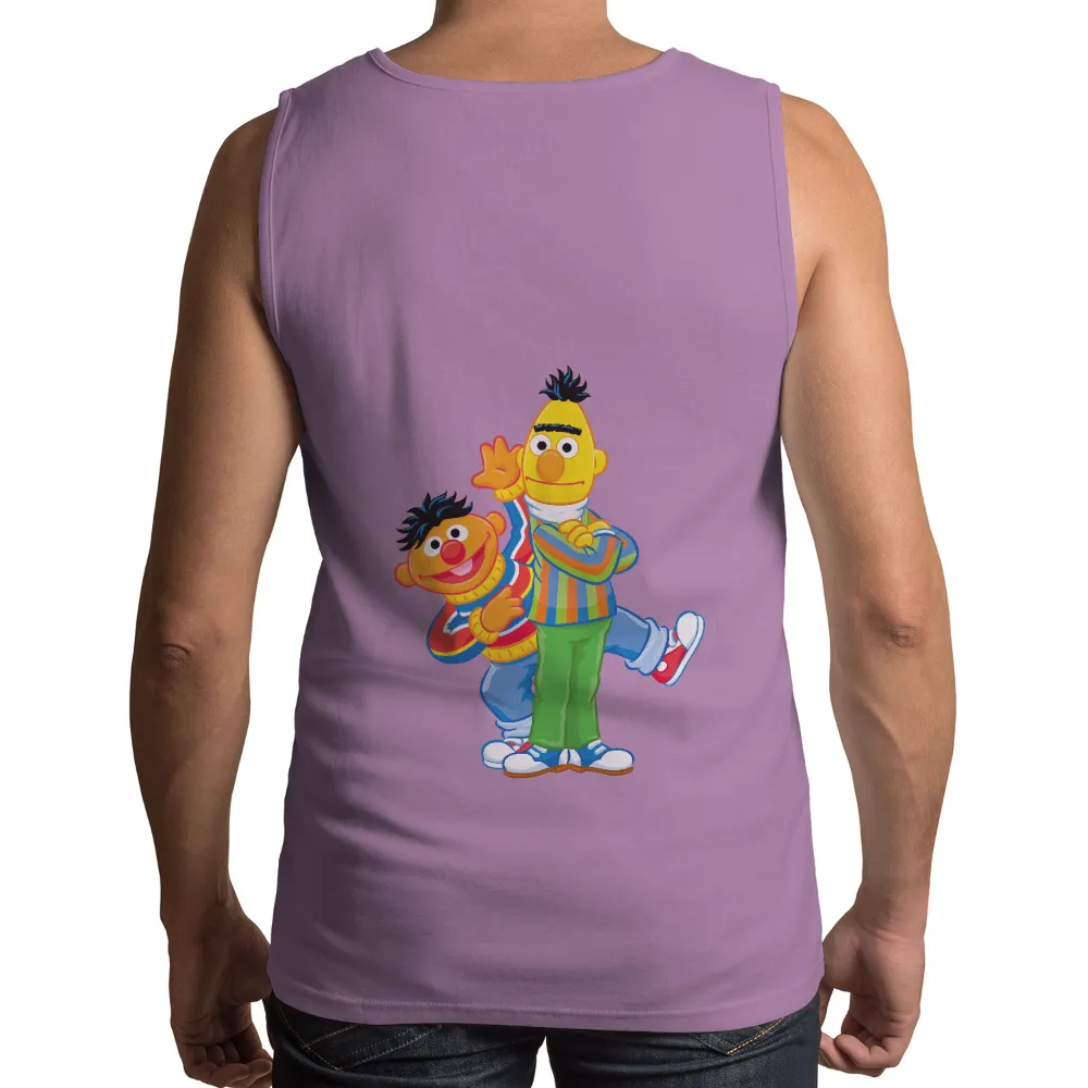 Bert and Ernie T-Shirt Printing: Celebrate Friendship with Pop Culture Icons|bert and ernie pixel t shirt