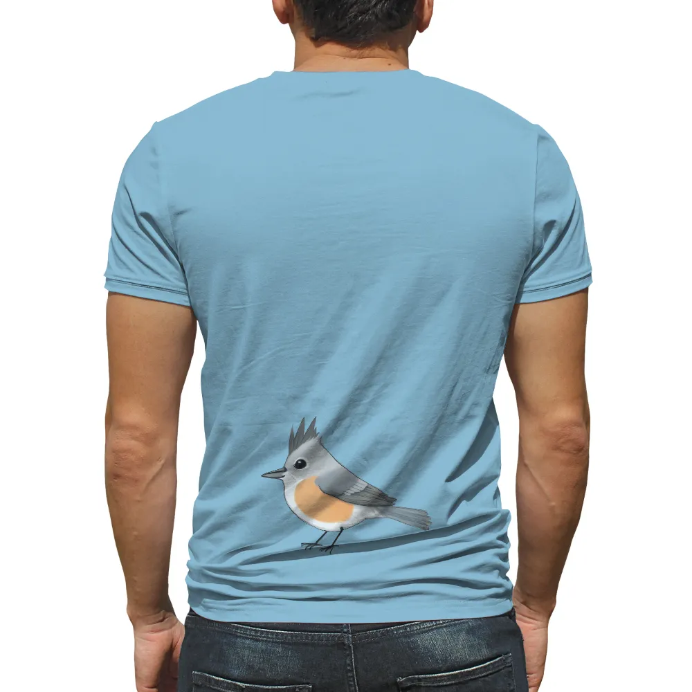 T-Shirt Printing: Whisker the Bird - Artistic Design|bird shirt 80s