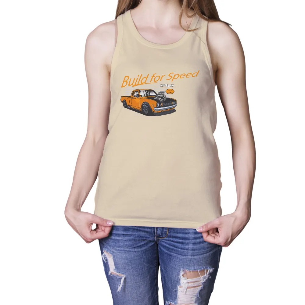 T-Shirt Printing: Built for Speed - Vintage Pickup Truck Design|casual vintage sun moon t shirt