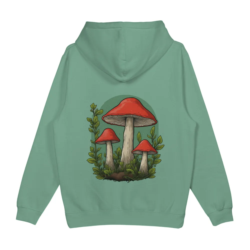 Graphic Tees: Enchanted Forest Mushrooms - Artistic Nature Design|earth day t shirt target