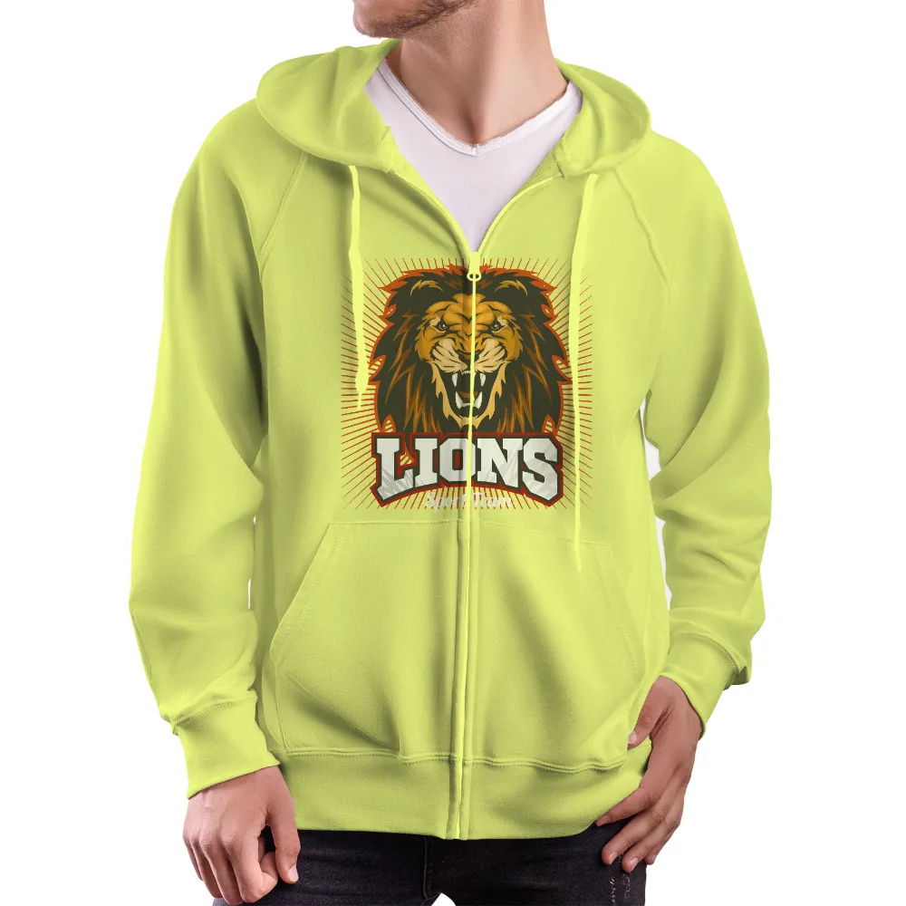 Lions Sport Team T-Shirts Pattern: Strength and Courage|new york jets team