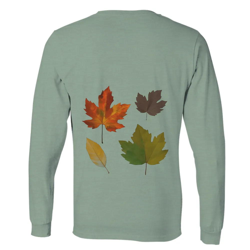 Tee Shirts Printed: Autumn Leaves - Nature's Cycle of Beauty|white sox change the game shirt