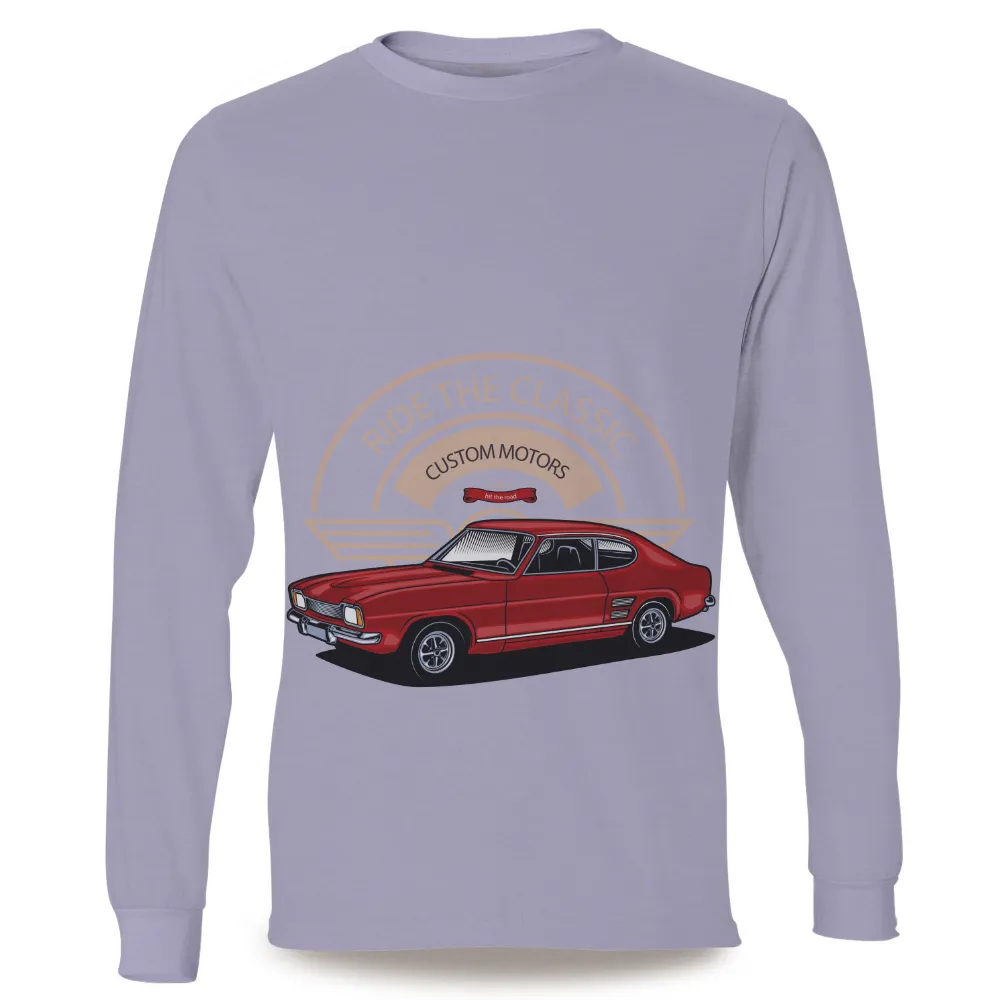 Customized Tee Shirts: Ride the Classic, Vintage Motors Hit the Road|adventure time shirt sex