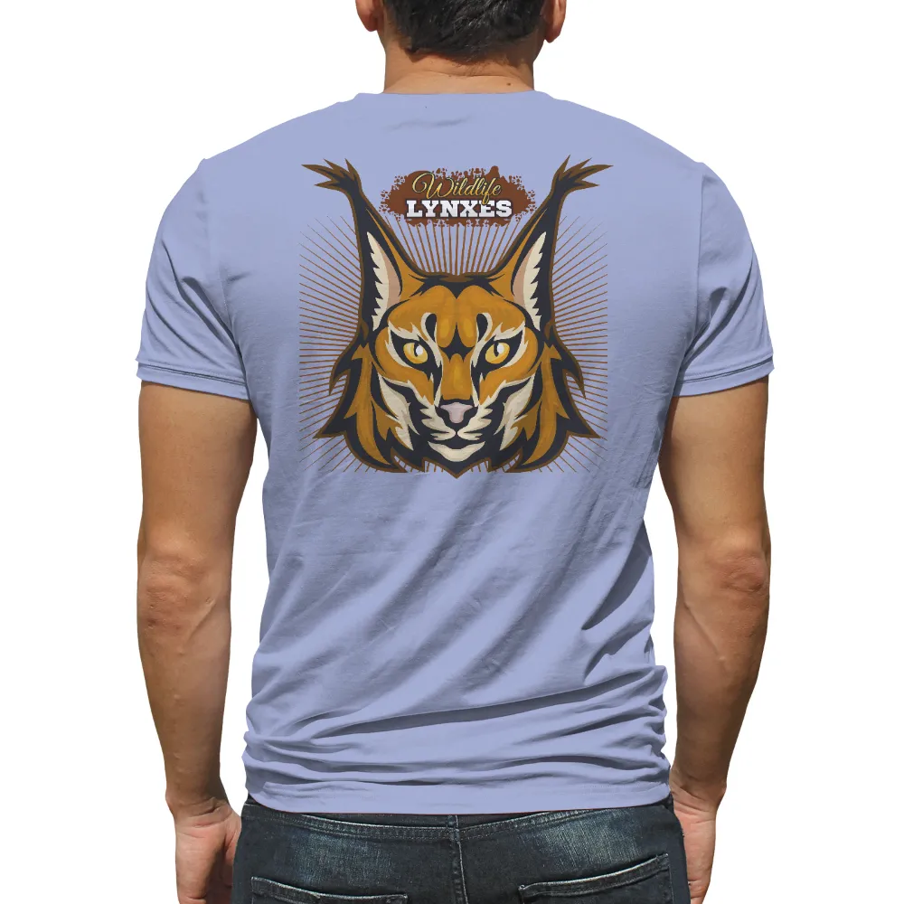 Wildlife Lynxes T-Shirts Pattern: Strength and Resilience|men have made a lot of bad art shirt