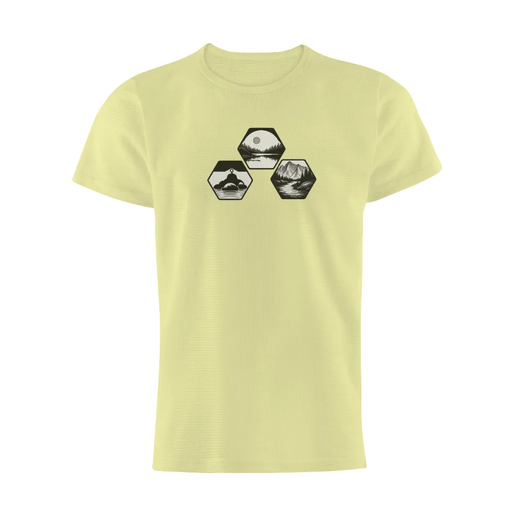 Custom T-Shirt Printing: Nature's Tranquility in Artistic Design|adventure time star wars shirt