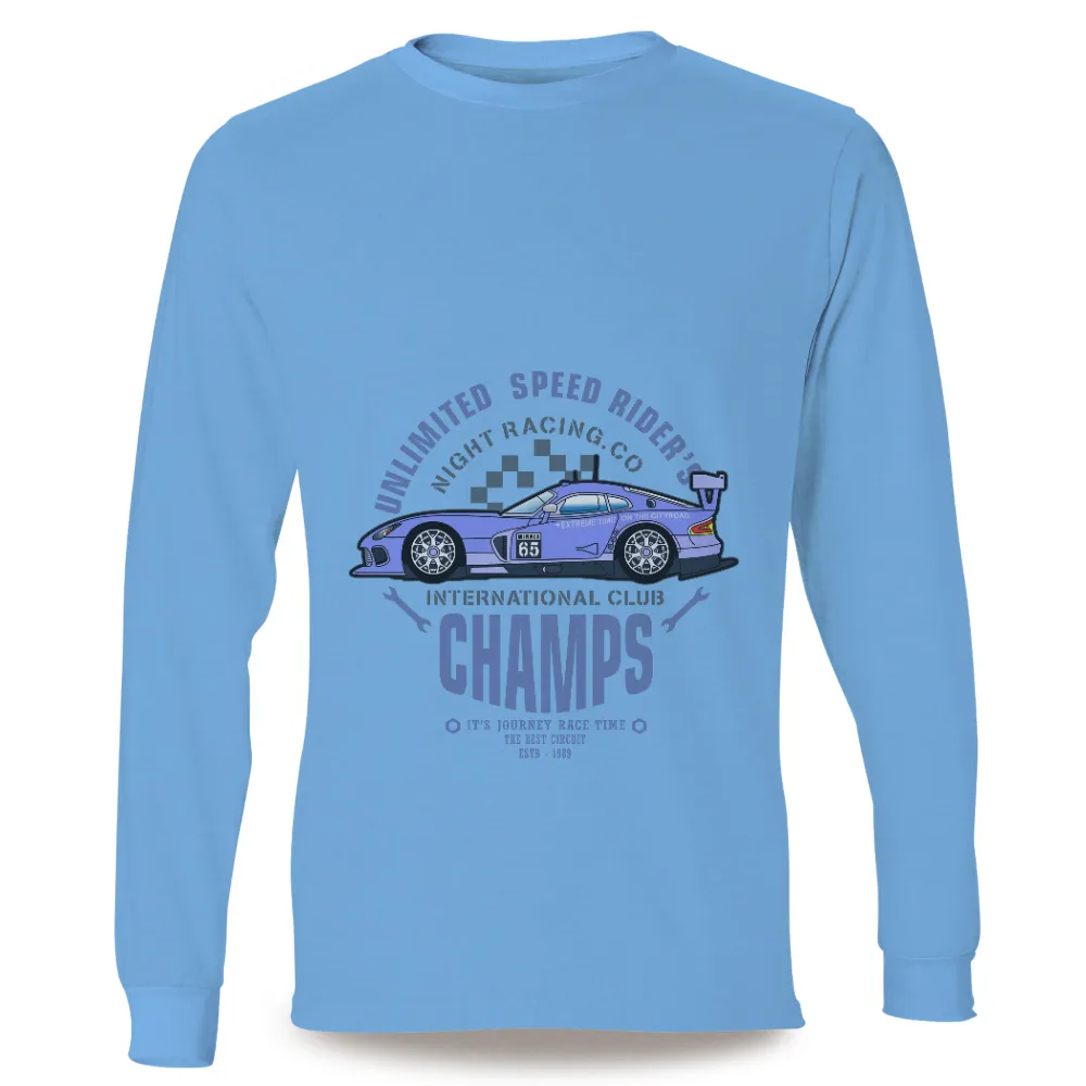 T-Shirt Printing: Blue Viper - Unlimited Speed Riders International Club Champs|victory brewing t shirt