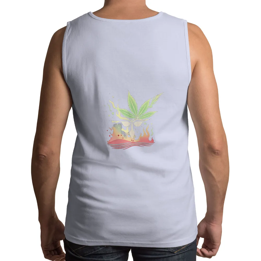 Tee Shirt Printing: Luna's Journey - Artistic Cannabis Leaf Design|rockies city connect jersey for sale