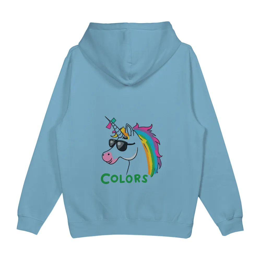 Graphic Tees: Luna the Rainbow Unicorn - Colors of Joy|heron preston rainbow t shirt