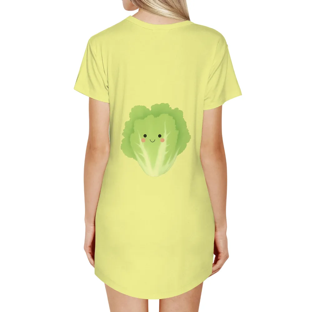 TShirt Printing: Spread Joy with Our Quirky Lettuce Character|happy independence day shirt