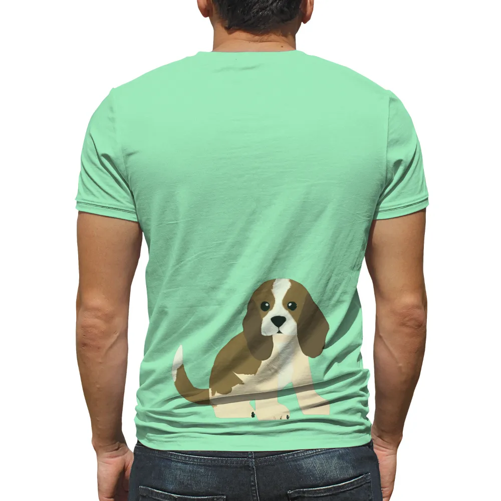 Custom Tee Shirts: Bella the Beagle - Cute Puppy Design|cute fathers day shirt ideas