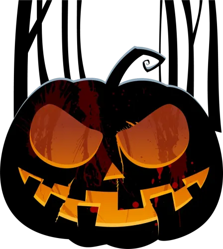 Tee Shirt Printing: Mischievous Halloween Pumpkin Design