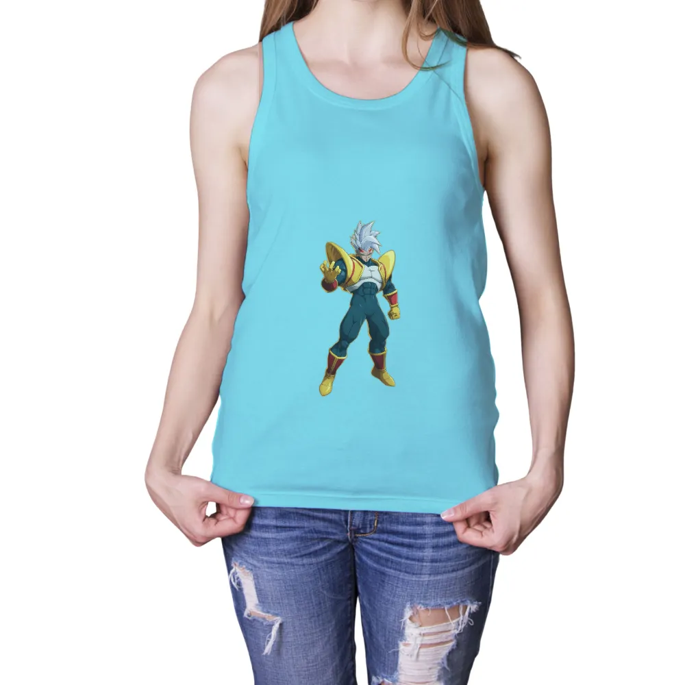 Custom Tee Shirts: Legendary Warrior - Anime Hero|ripped anime jeans