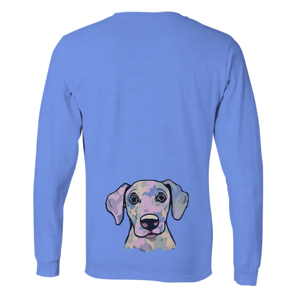 Custom T-Shirt Printing: Whimsical Dalmatian Design with Pastel Colors|friendly lion shirt