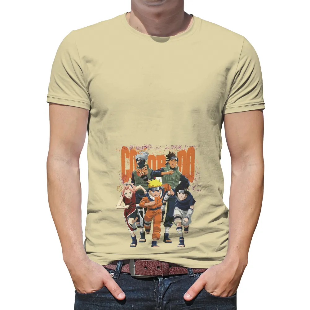 Team 7 Naruto T-Shirts Custom: Anime Ninja Loyalty|digital graffiti 2022