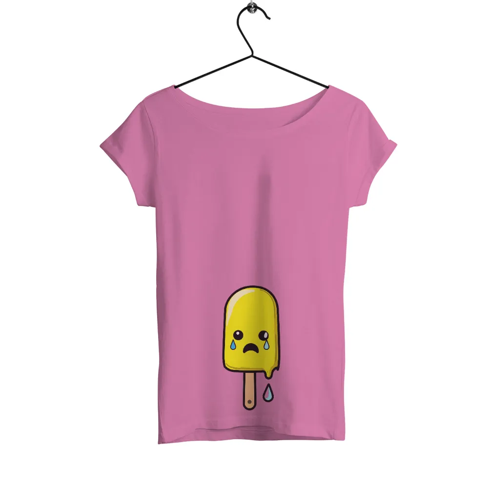 T-Shirts Design: Melting Popsicle - Summer's Bittersweet Emotions|summer t shirt roblox