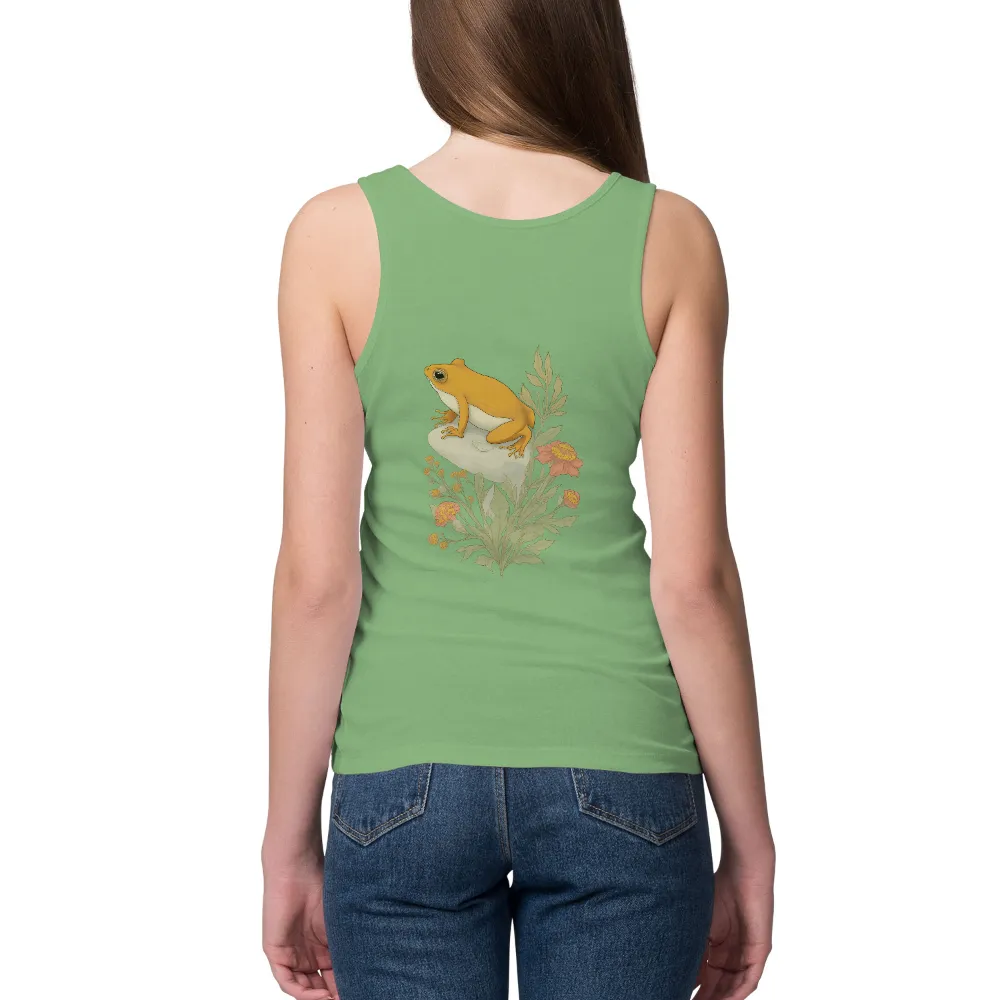 Golden Frog Serenity Shirts Graphic Tees|stitch art t shirt printing & embroidery