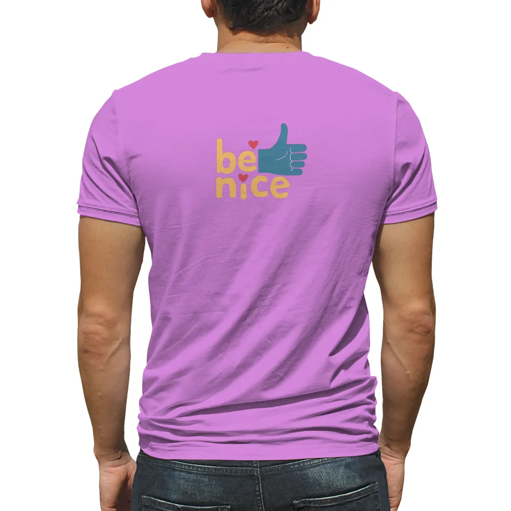 Tee Shirts Printed: Be Nice - Kindness and Positivity|i teach the sweetest hearts rainbow teacher valentines day