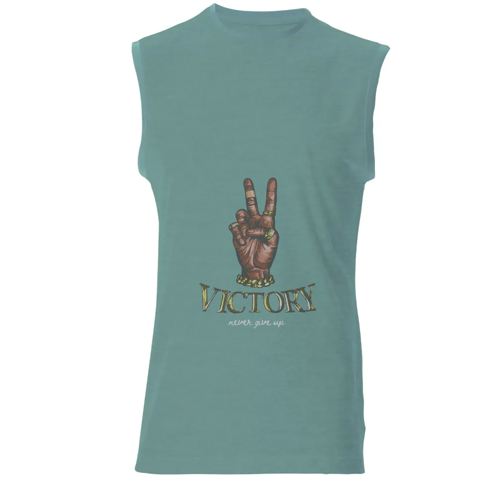 Customized Tee Shirts: Victory - Never Give Up|art shirt target