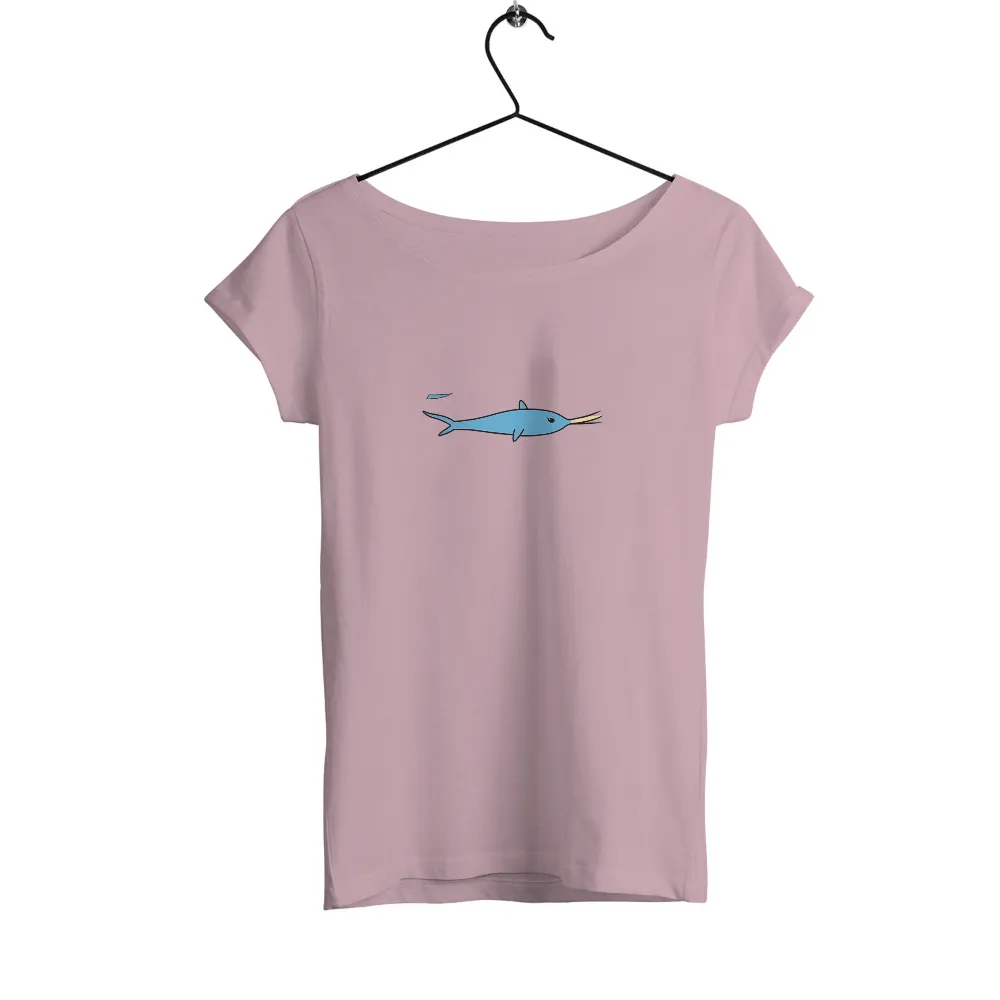 Swordfish Minimalist TShirt Printing - Elegant Ocean Life|owen power