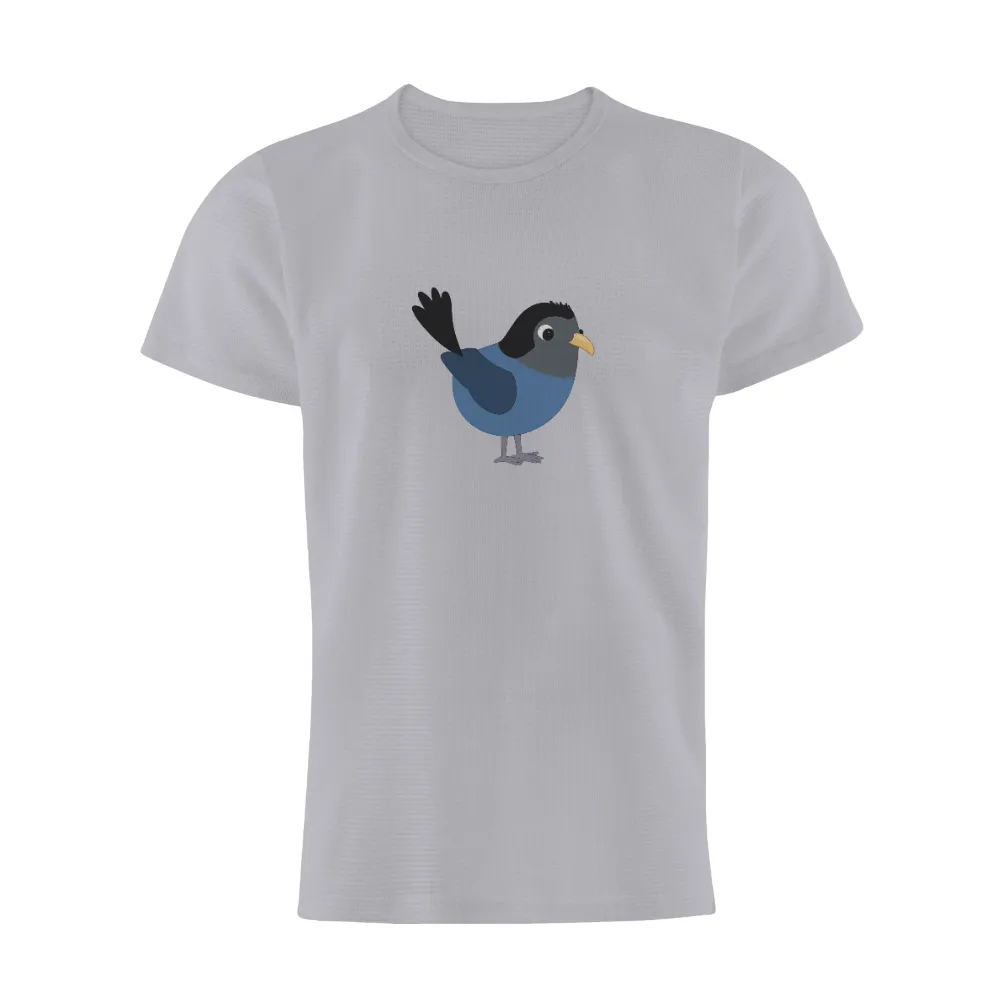 Shirts Graphic Tees: Bluey the Friendly Bird|guns whiskey beer and freedom flag