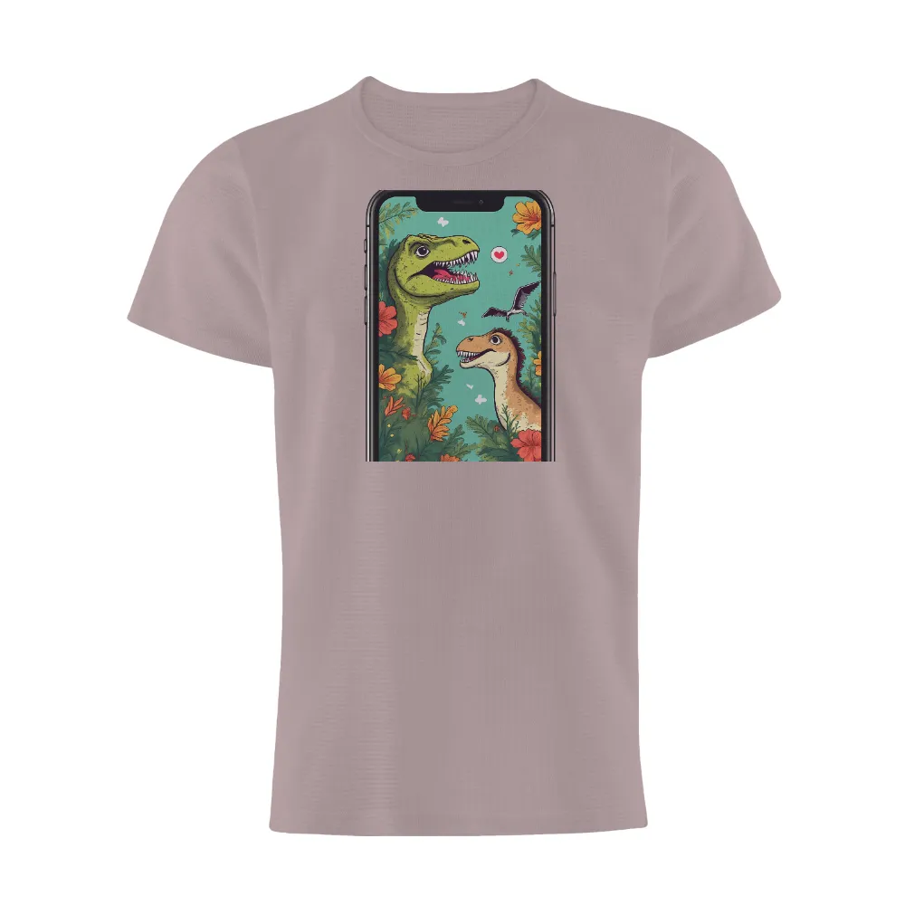 Dinosaur Friendship T-Shirt Printing: Playful Prehistoric Charm|ww2 british jungle shirt