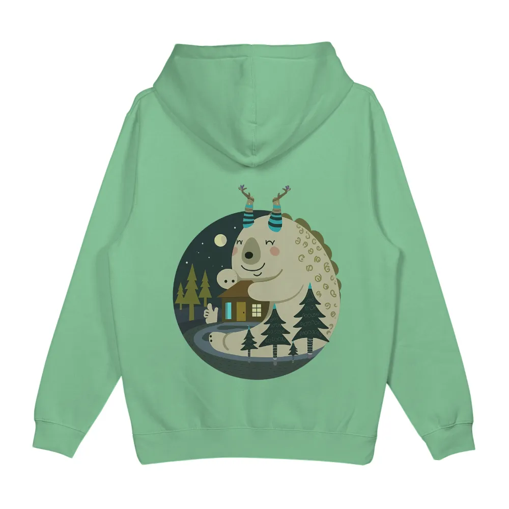 Tee Shirts Printed: Luna's Forest Sanctuary - Whimsical Giant and Snail Friendship|nhl opening night 2022