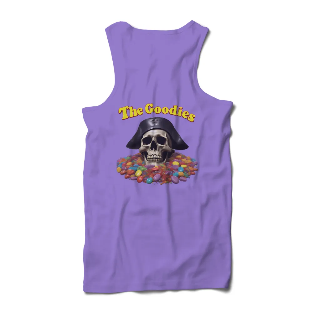 T-Shirt Printing: The Goodies - Skull and Candies Design| colorful candies