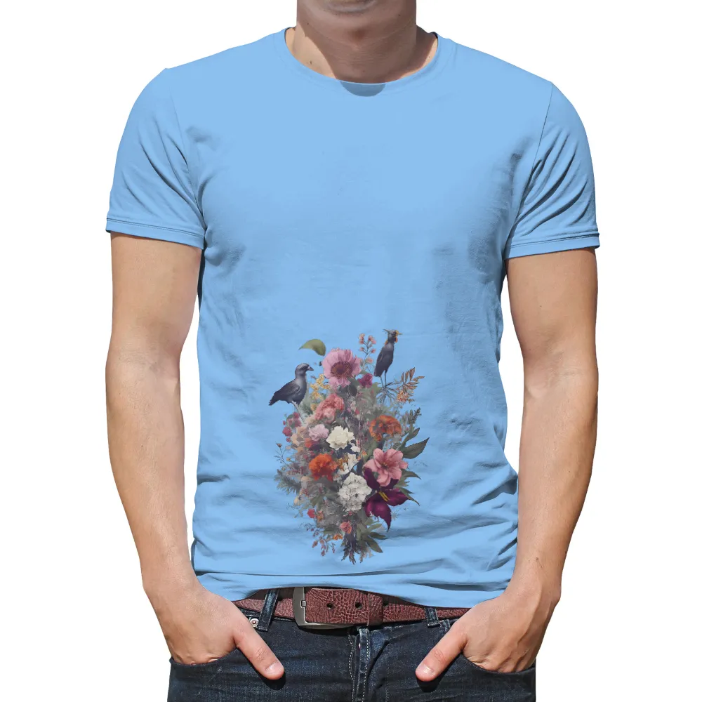 T-Shirt Printing: Birds and Flowers in Enchanted Forest|orlando magic winning streak t shirts