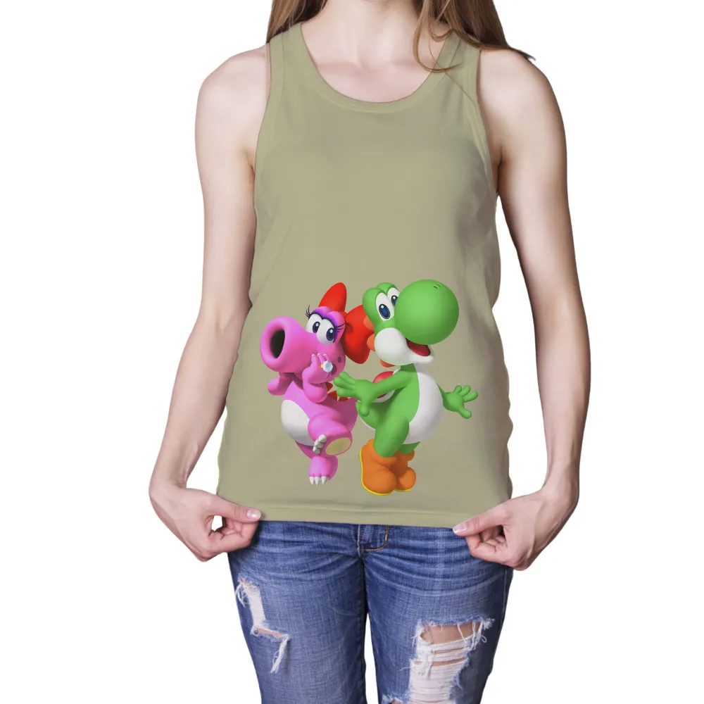 Yoshi and Birdo: A Friendship Adventure - T-Shirt Printing|5t super mario shirts