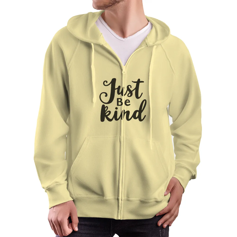 Tee Shirts Printed Just Be Kind, Kindness, Compassion