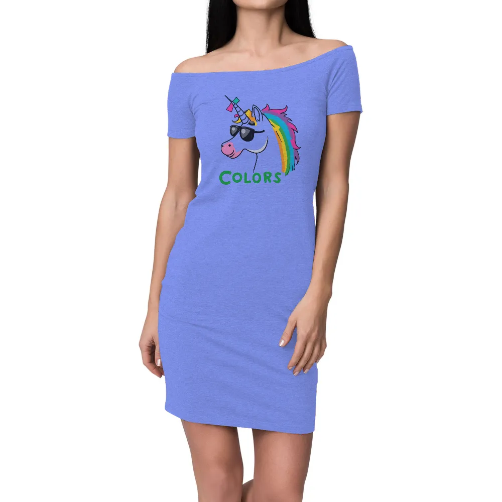 Graphic Tees: Luna the Rainbow Unicorn - Colors of Joy|way maker rainbow shirt