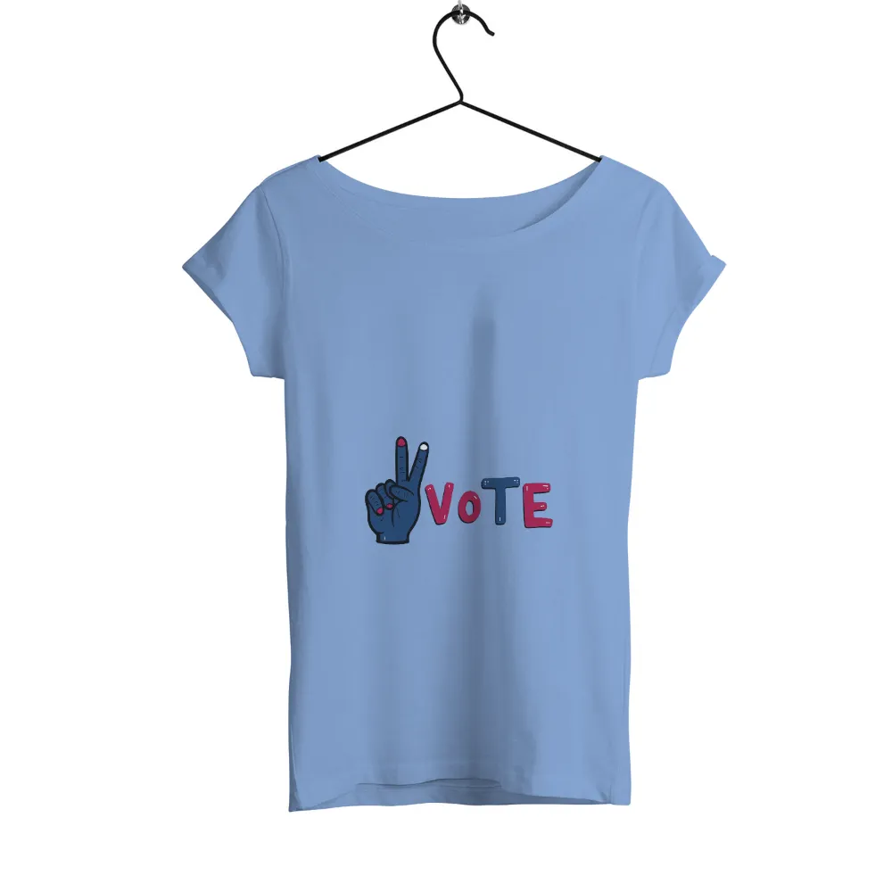 Empower Your Voice with Tee Shirt Printing: Vote Design|rebellious hope t shirt black