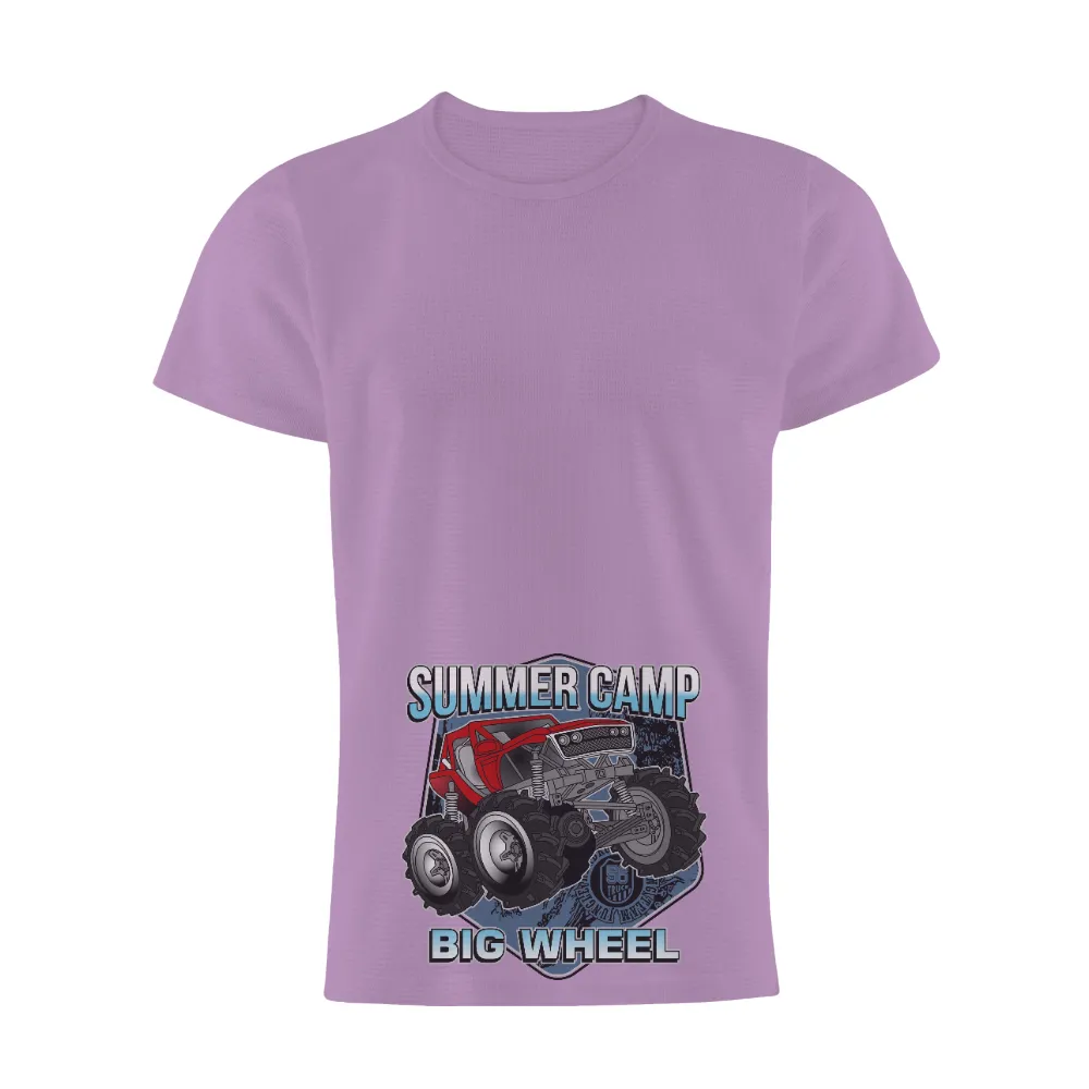 Custom Tee Shirts: Summer Camp Adventure with Monster Truck|ymca summer camp t shirts