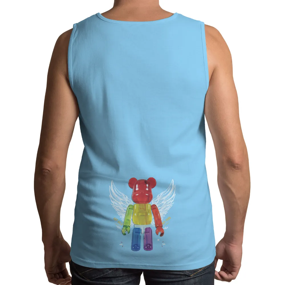 Custom T-Shirt Printing: Rainbow Bear - Symbol of Joy and Unity|ethan bear