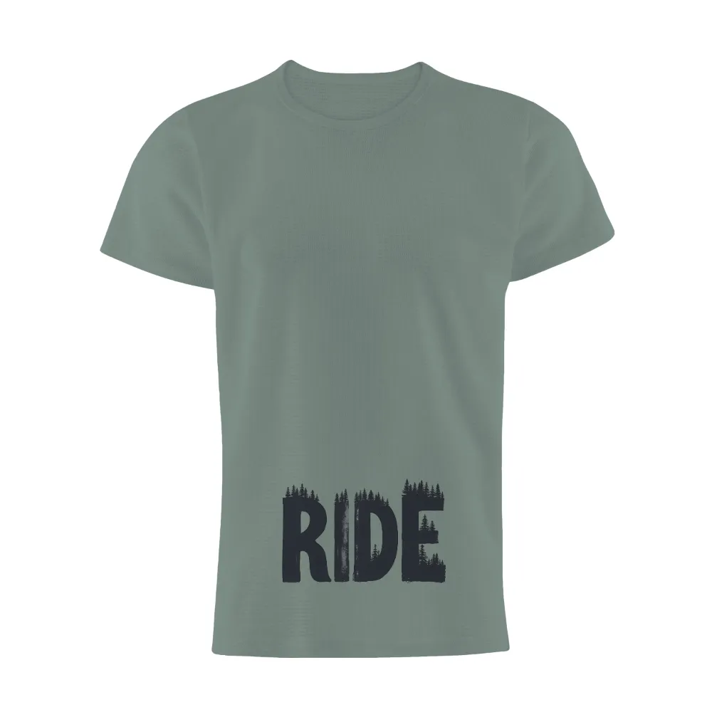 T-Shirts Design: Embrace the Adventure with RIDE| adventure-themed T-shirt