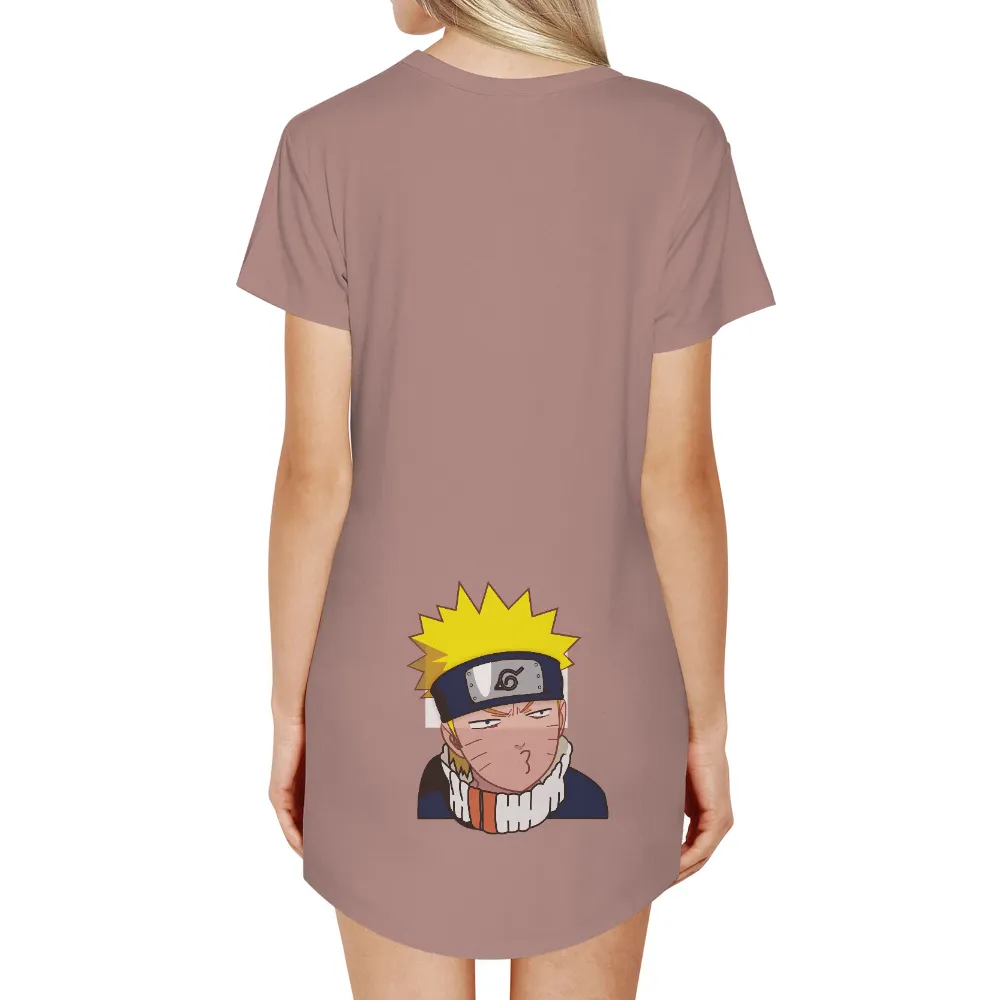 Naruto T-Shirts Pattern: Serious Contemplation|cartoon character with blue shirt