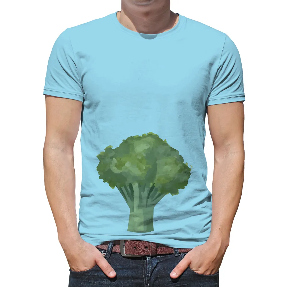 Custom Tee Shirts: Celebrate Nature's Beauty with Broccoli Art|unique superhero shirts