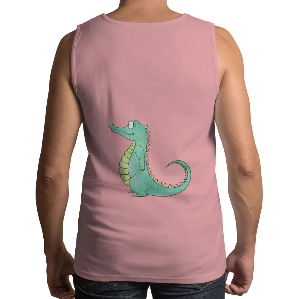 Customized Tee Shirts: The Magical Crocodile of Friendship|uv protection long sleeve crew neck